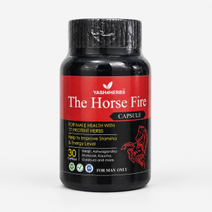 The Horse Fire Capsules for Men – Herbal Stamina, Energy & Vitality Booster (30 Capsules)