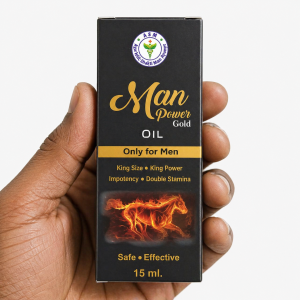 Man Power Gold Oil for Men – Herbal Performance, Stamina & Strength Enhancement Oil (15ml)